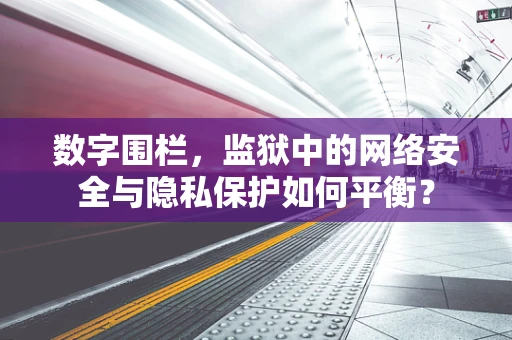 数字围栏，监狱中的网络安全与隐私保护如何平衡？