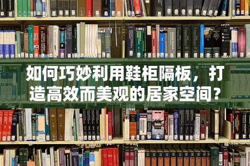 如何巧妙利用鞋柜隔板，打造高效而美观的居家空间？