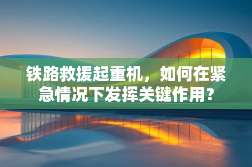 铁路救援起重机，如何在紧急情况下发挥关键作用？