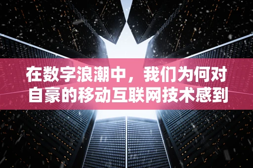 在数字浪潮中，我们为何对自豪的移动互联网技术感到自豪？