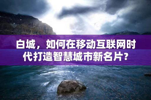 白城，如何在移动互联网时代打造智慧城市新名片？