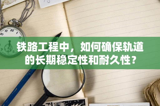 铁路工程中，如何确保轨道的长期稳定性和耐久性？