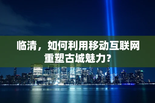 临清，如何利用移动互联网重塑古城魅力？