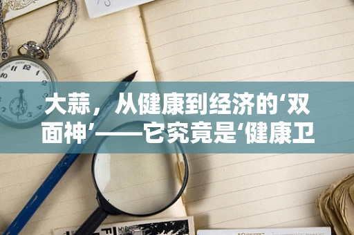 大蒜，从健康到经济的‘双面神’——它究竟是‘健康卫士’还是‘价格刺客’？