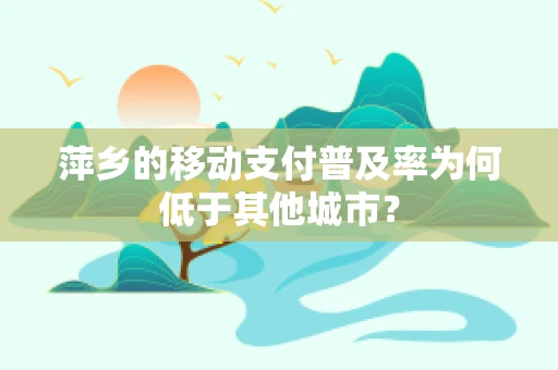 萍乡的移动支付普及率为何低于其他城市？