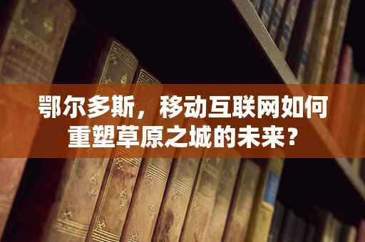 鄂尔多斯，移动互联网如何重塑草原之城的未来？