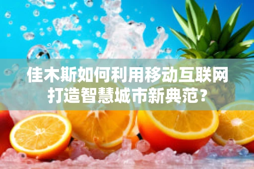 佳木斯如何利用移动互联网打造智慧城市新典范？