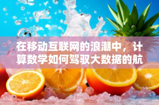 在移动互联网的浪潮中，计算数学如何驾驭大数据的航船？