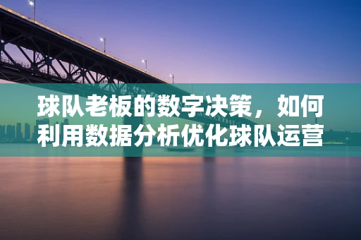 球队老板的数字决策，如何利用数据分析优化球队运营？