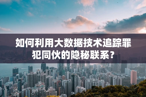 如何利用大数据技术追踪罪犯同伙的隐秘联系？