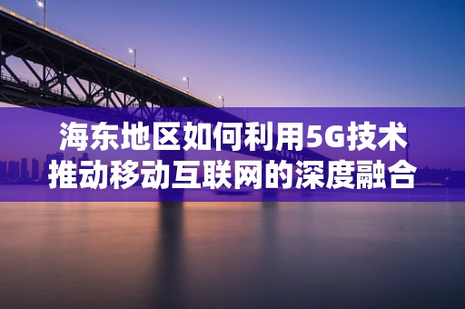 海东地区如何利用5G技术推动移动互联网的深度融合与创新发展？