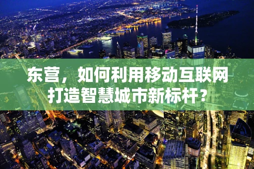 东营，如何利用移动互联网打造智慧城市新标杆？