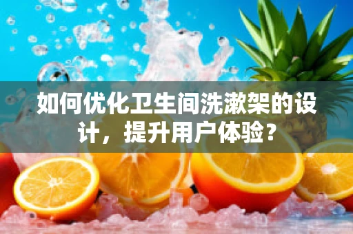 如何优化卫生间洗漱架的设计，提升用户体验？