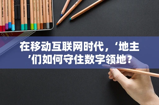 在移动互联网时代，‘地主’们如何守住数字领地？