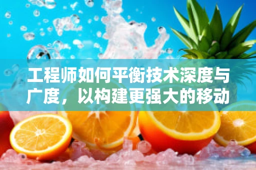 工程师如何平衡技术深度与广度，以构建更强大的移动应用？