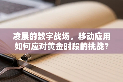 凌晨的数字战场，移动应用如何应对黄金时段的挑战？