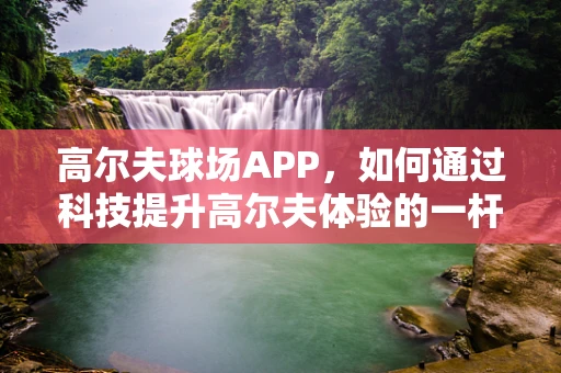 高尔夫球场APP，如何通过科技提升高尔夫体验的一杆之差？