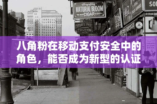 八角粉在移动支付安全中的角色，能否成为新型的认证手段？