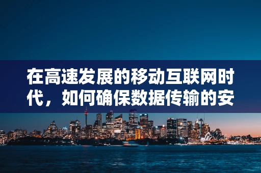 在高速发展的移动互联网时代，如何确保数据传输的安全门万无一失？