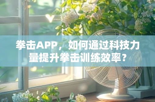 拳击APP，如何通过科技力量提升拳击训练效率？