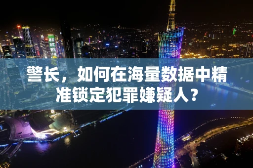 警长，如何在海量数据中精准锁定犯罪嫌疑人？