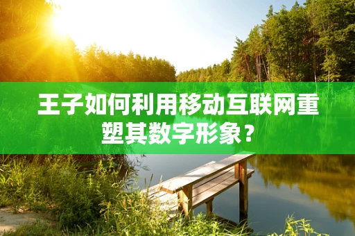 王子如何利用移动互联网重塑其数字形象？