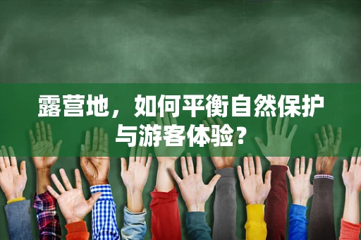 露营地，如何平衡自然保护与游客体验？