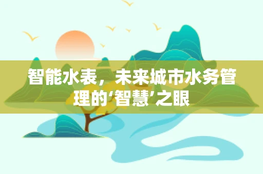 智能水表，未来城市水务管理的‘智慧’之眼