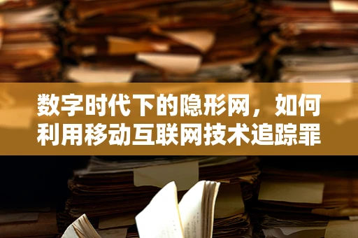 数字时代下的隐形网，如何利用移动互联网技术追踪罪犯？