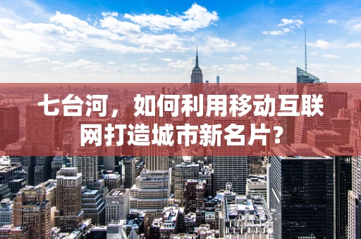 七台河，如何利用移动互联网打造城市新名片？