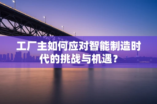 工厂主如何应对智能制造时代的挑战与机遇？