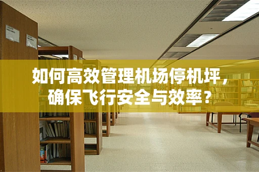 如何高效管理机场停机坪，确保飞行安全与效率？