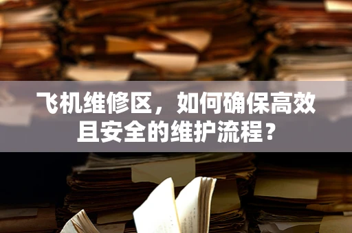 飞机维修区，如何确保高效且安全的维护流程？