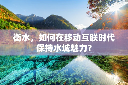 衡水，如何在移动互联时代保持水城魅力？