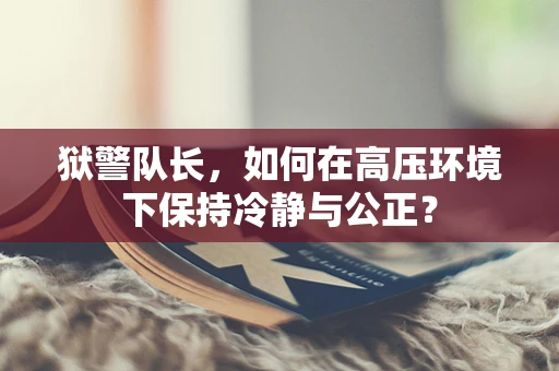 狱警队长，如何在高压环境下保持冷静与公正？