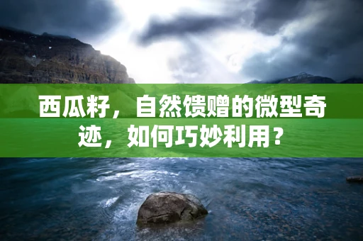 西瓜籽，自然馈赠的微型奇迹，如何巧妙利用？