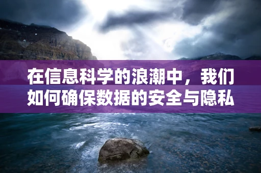 在信息科学的浪潮中，我们如何确保数据的安全与隐私？