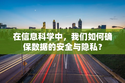 在信息科学中，我们如何确保数据的安全与隐私？