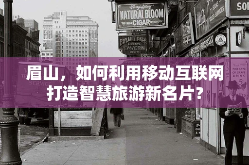 眉山，如何利用移动互联网打造智慧旅游新名片？