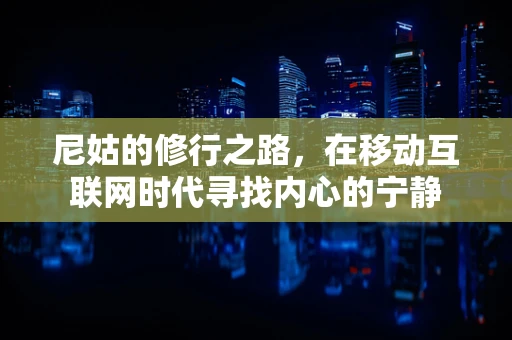 尼姑的修行之路，在移动互联网时代寻找内心的宁静